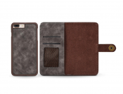 Plånboksfodral i matt läder till iPhone 11
