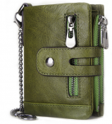 grön plånbok